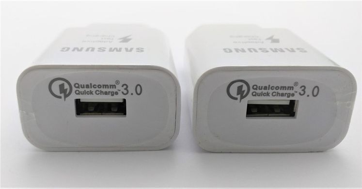 Мережевий зарядний пристрій для Samsung S8 (ETA-S90 RWS) 2A Quick Charge 3.0 білий 14708 фото