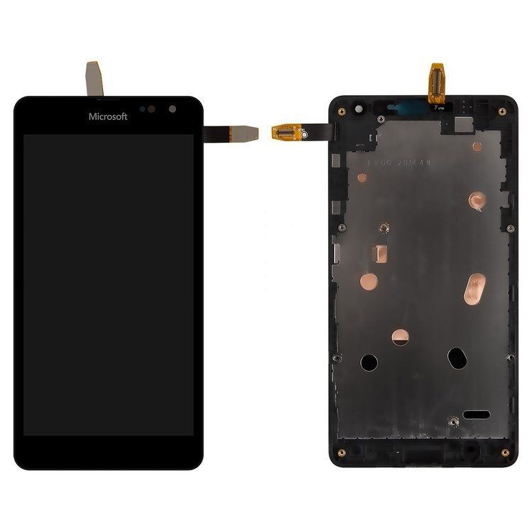 Дисплей для Microsoft (Nokia) Lumia 535 Dual Sim RM-1090, RM-1092 с рамкой черный (CT2S1973FPC-A1-E) Оригинал Китай 04262 фото