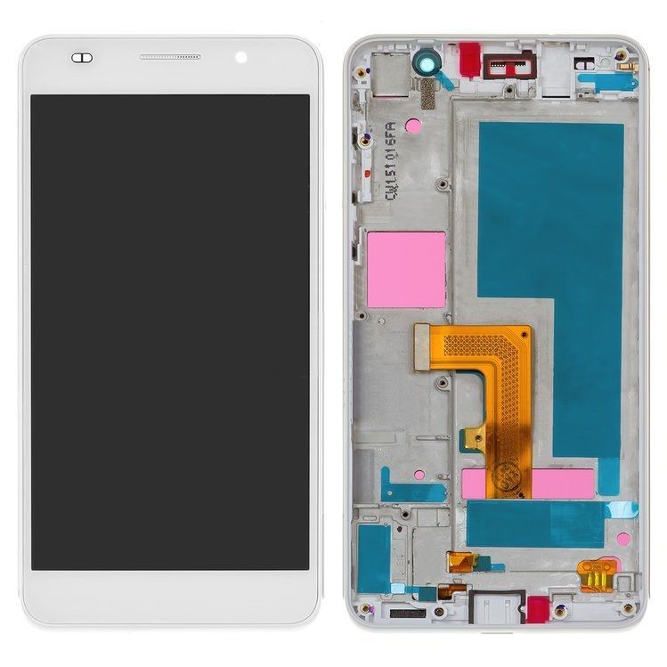 Дисплей для Honor 6 H60-L01, L02, L04, L12 с рамкой белый 04036 фото