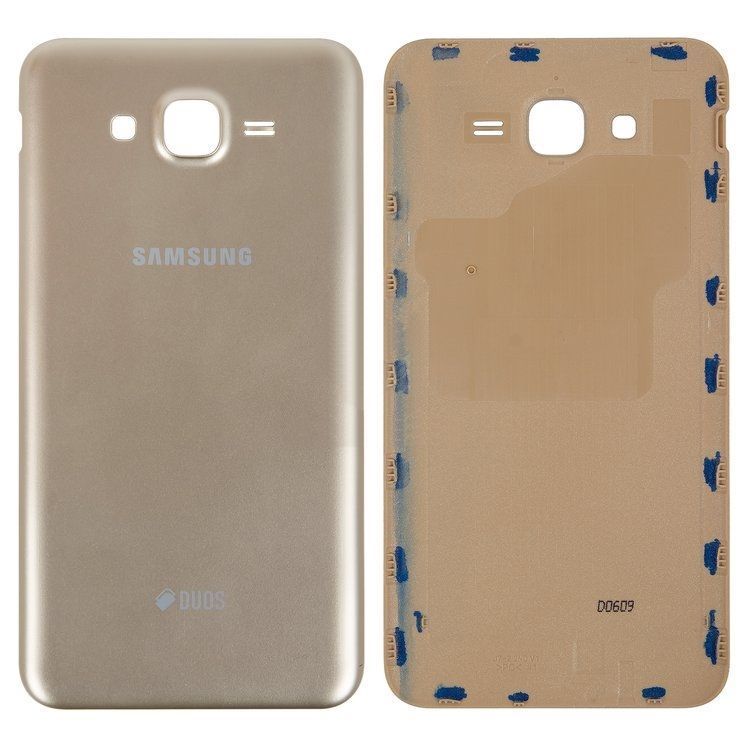 Задняя крышка для Samsung J700H/DS Galaxy J7 (2015) золотистая 06984 фото