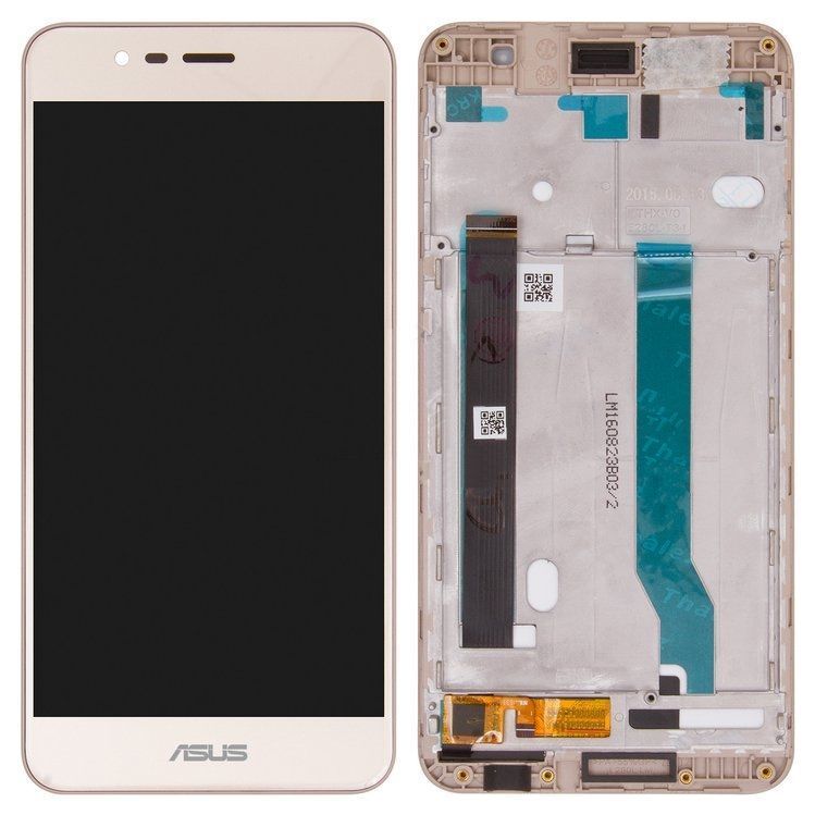 Дисплей для Asus ZenFone 3 Max (ZC520TL) X008D с рамкой золотой 07446 фото