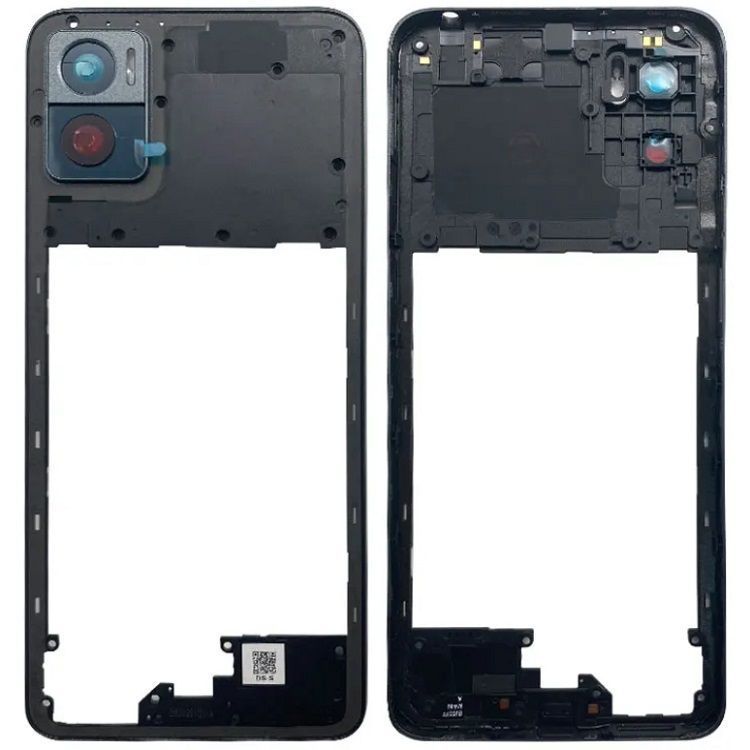 Рамка корпусу Motorola XT2239 Moto E22, E22i чорна 33589 фото