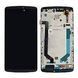 Дисплей для Lenovo A7010 X3 Lite, Vibe K4 Note и рамкой черный 09646 фото