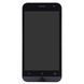 Дисплей для Asus ZenFone 2 (ZE500CL) Z00D с рамкой черный 12520 фото 1