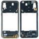 Рамка корпуса Samsung A405 Galaxy A40 черная 33693 фото