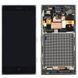 Дисплей Nokia Lumia 830 RM-983, RM-984 с сенсором (тачскрином) черный с рамкой серебристого цвета 10020 фото