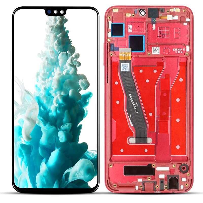 Дисплей для Honor 8X JSN-L21, JSN-AL00, Honor View 10 Lite с рамкой красный 24677 фото