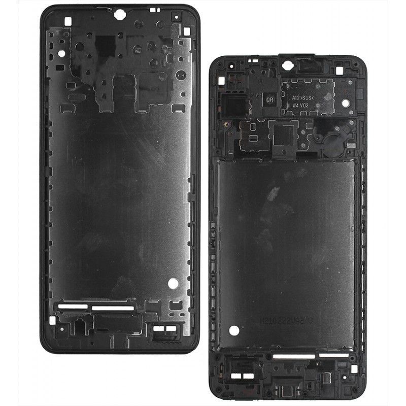 Рамка дисплея Samsung A125 Galaxy A12 (2020) черная 25410 фото