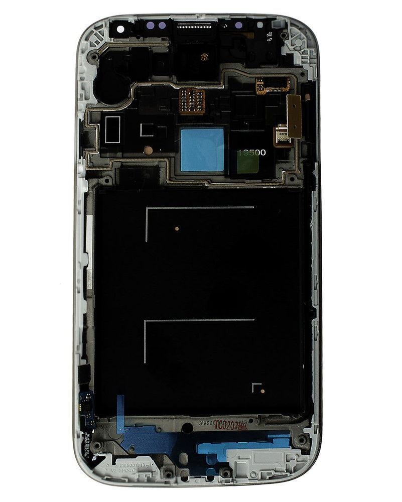 Дисплей для Samsung i9500 Galaxy S4 с рамкой синий 02561 фото