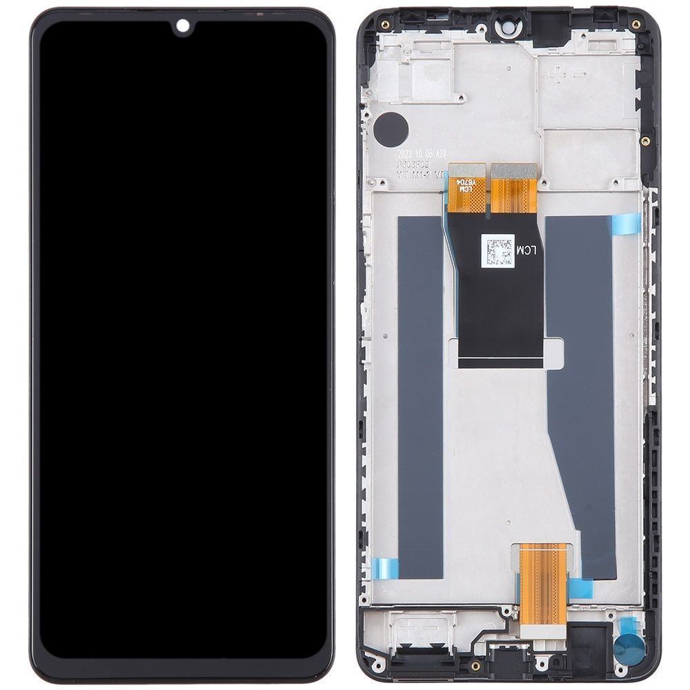 Дисплей для ZTE Blade V50 Vita с рамкой черный 30954 фото