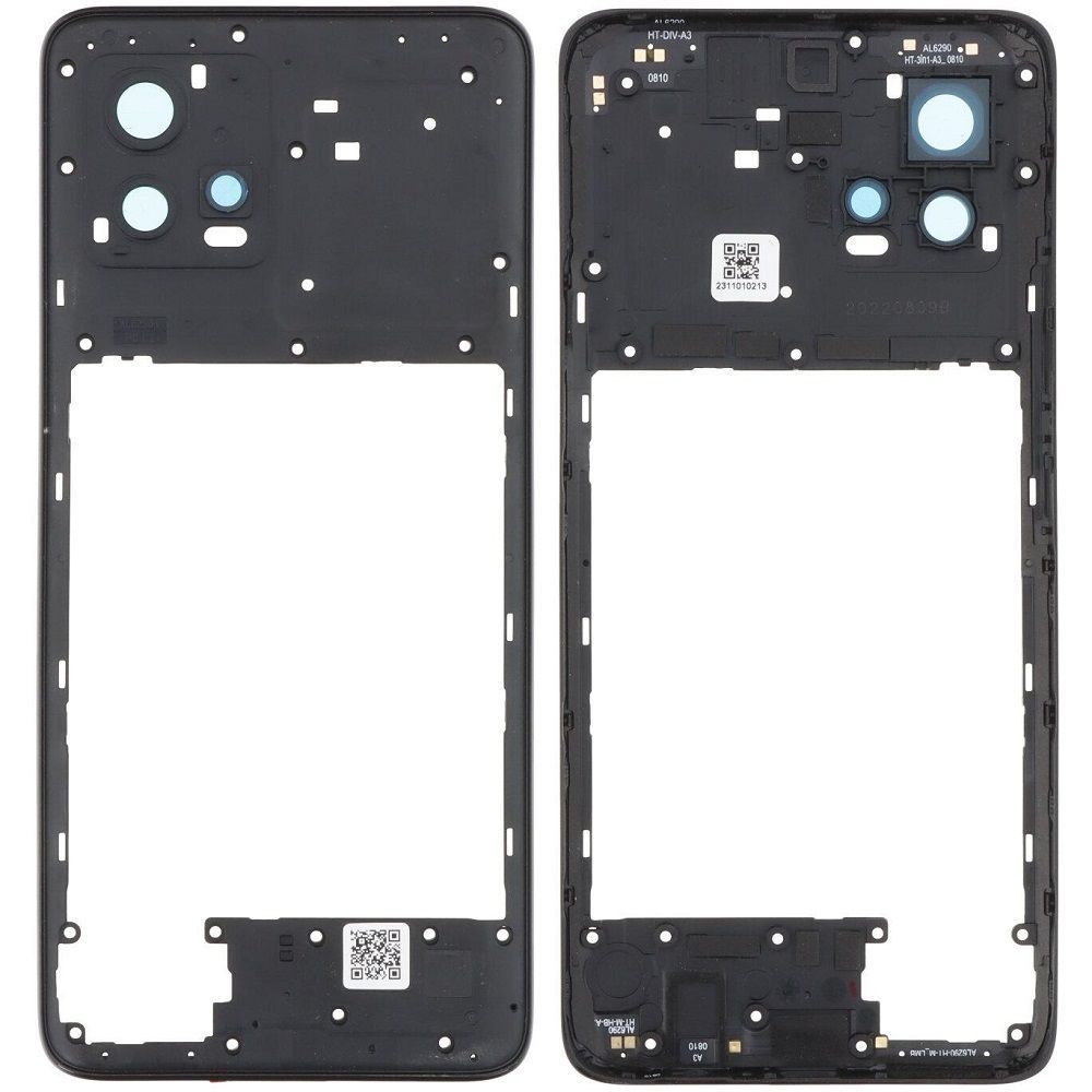 Рамка корпусу Motorola XT2255-1 Moto G72 сіра, Meteorite Gray 33590 фото