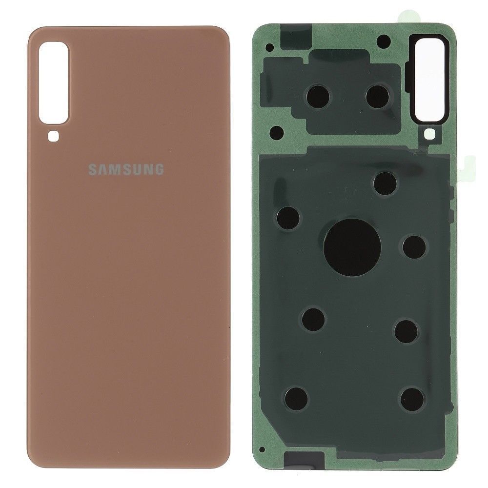 Задня кришка для Samsung A750F Galaxy A7 (2018) золотиста 15212 фото