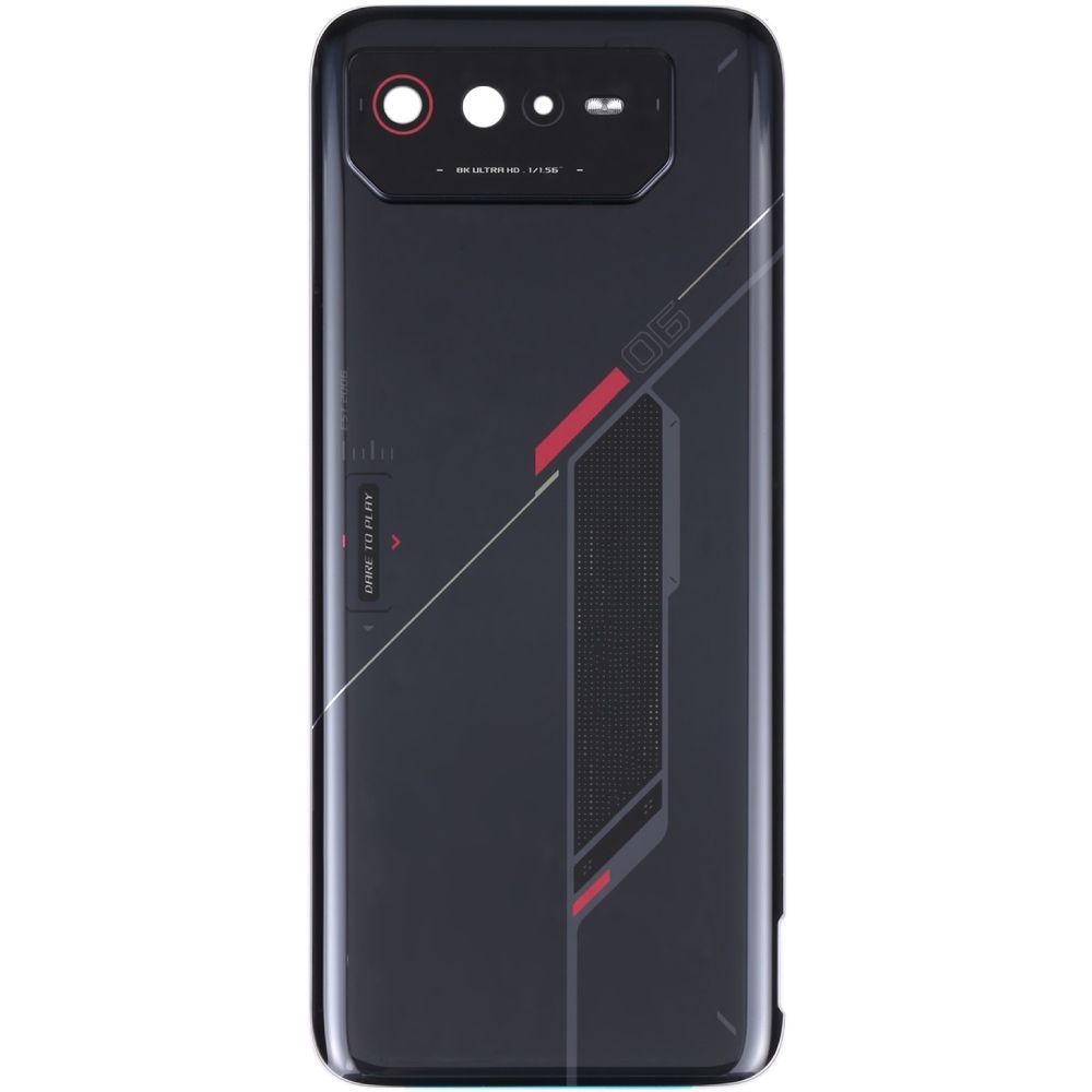 Задня кришка для Asus ROG Phone 6 AI2201 чорна зі склом камери, Phantom Black Оригінал Китай 31932 фото