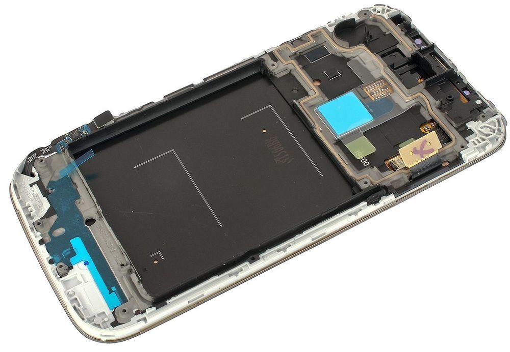 Дисплей для Samsung i9500 Galaxy S4 с рамкой черный 02562 фото