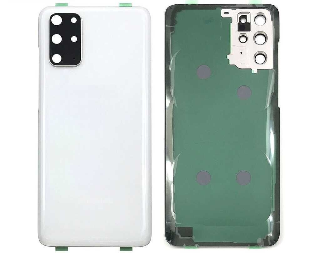 Задняя крышка для Samsung G985 Galaxy S20 Plus белая со стеклом камеры, Оригинал Китай 24533 фото