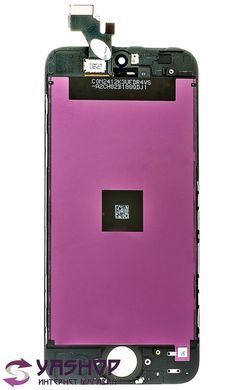 Дисплей для Apple iPhone 5 чорний Хайкопія 01229 фото