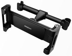 Тримач для планшета з кріпленням на підголовник в авто Rock Back Seat Car Holder (Universal) Black (RPH0838) 13355 фото