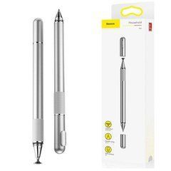 Стилус-ручка Baseus Golden Cudgel Capacitive Stylus Pen Silver (ACPCL-0S) 24418 фото