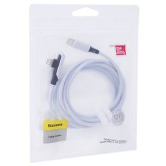 Кабель Baseus Colorful Elbow Type-C to Lightning 18W (1.2 метра) (CATLDC-A05) фиолетовый 20473 фото