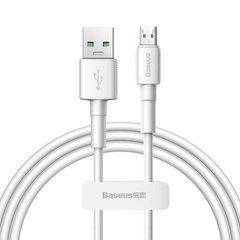 Кабель Baseus Mini MicroUSB 4A (1m) White (CAMSW-D02) 18008 фото