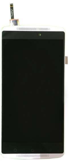 Дисплей для Lenovo A7010 X3 Lite, Vibe K4 Note черный и с рамкой белого цвета 09647 фото