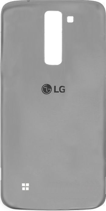Задняя крышка для LG K350E K8, K350N серебристая 11957 фото