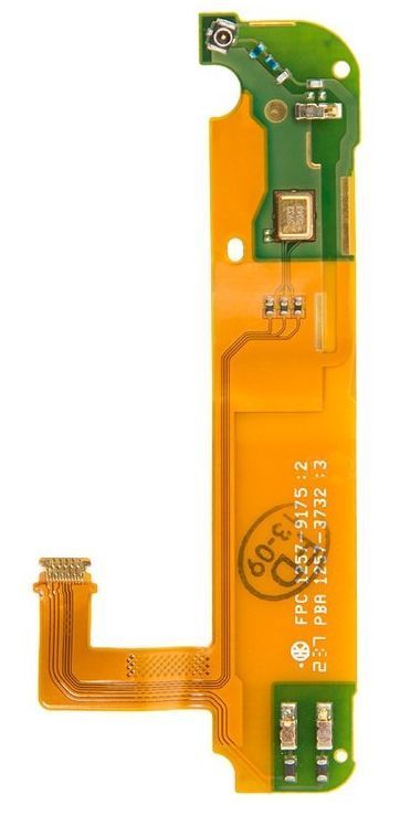 Шлейф для Sony LT30p Xperia T с микрофоном и контактами антены 05335 фото