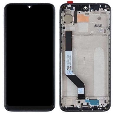 Дисплей для Xiaomi Redmi Note 7 M1901F7G з рамкою чорний 13077 фото