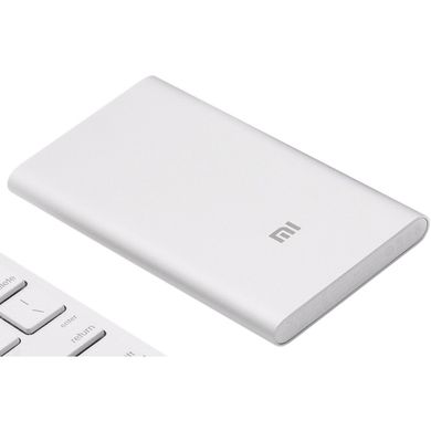 Внешний аккумулятор Xiaomi Mi Power Bank 5000mAh серебряный 06445 фото