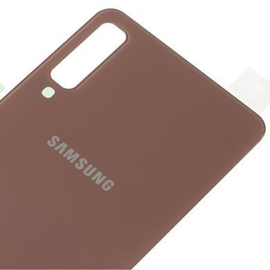 Задняя крышка для Samsung A750F Galaxy A7 (2018) золотистая 15212 фото