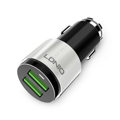 Автомобильное зарядное устройство LDNIO C403 (2 USB, 4.2 A, + кабель MicroUSB) 11323 фото