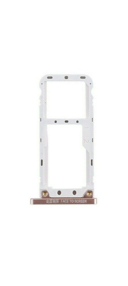 Держатель Sim-карты и карты памяти Xiaomi Mi Max 3 золотой, на две Sim-карты 24602 фото
