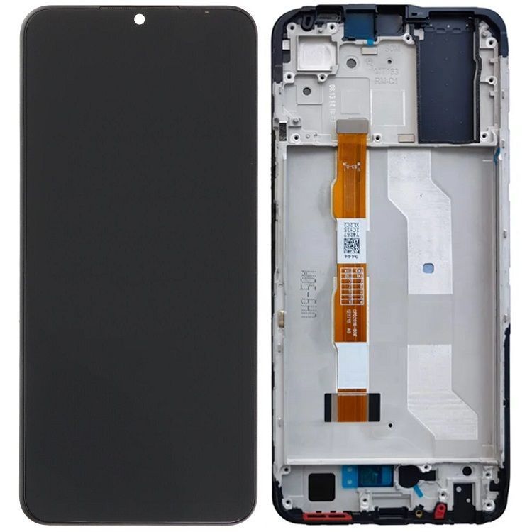 Дисплей для Vivo Y33s V2109, Y21s с рамкой черный Оригинал Китай 30292 фото