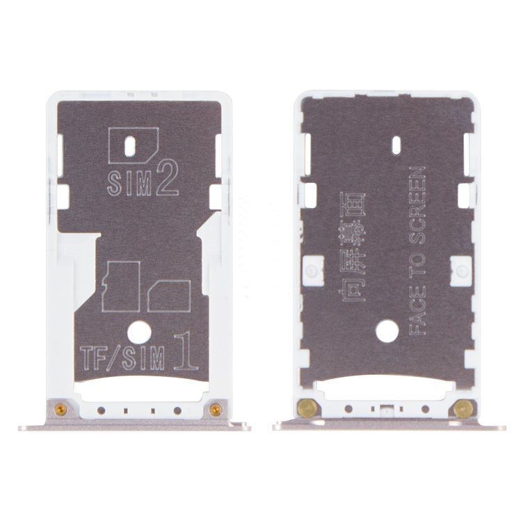 Держатель Sim-карты и карты памяти Xiaomi Redmi Note 4 золотистый 08011 фото