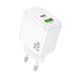 Сетевое зарядное устройство Hoco CS54A Surplus PD20W+QC3.0 белый 33793 фото 1