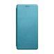Чехол-книжка Premium Case под кожу Xiaomi Redmi Note 9S, Note 9 Pro голубой 19602 фото 1
