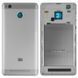 Задня кришка для Xiaomi Redmi 3X срібляста 06469 фото
