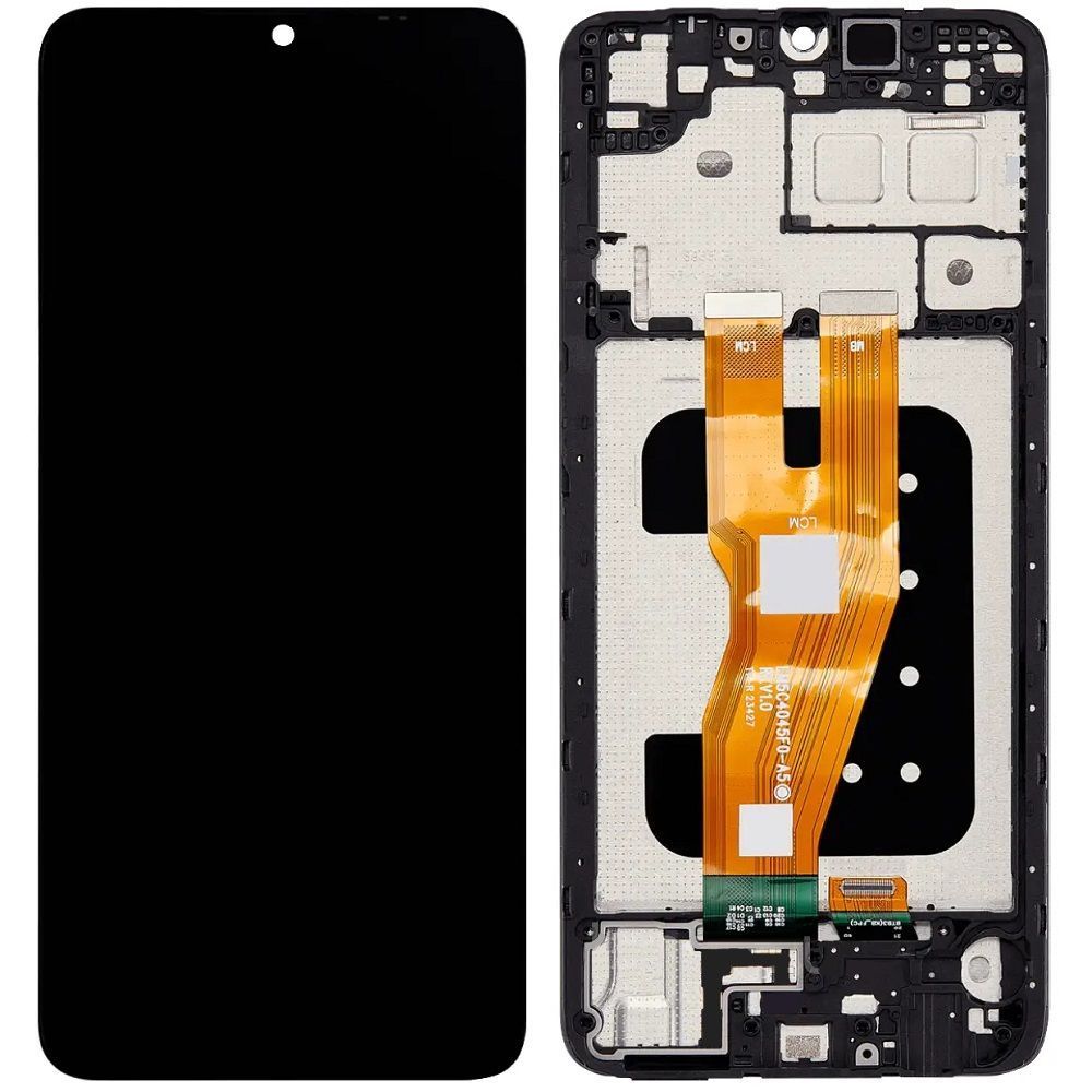 Дисплей для Samsung A055F Galaxy A05 с рамкой черный Оригинал Китай 29775 фото