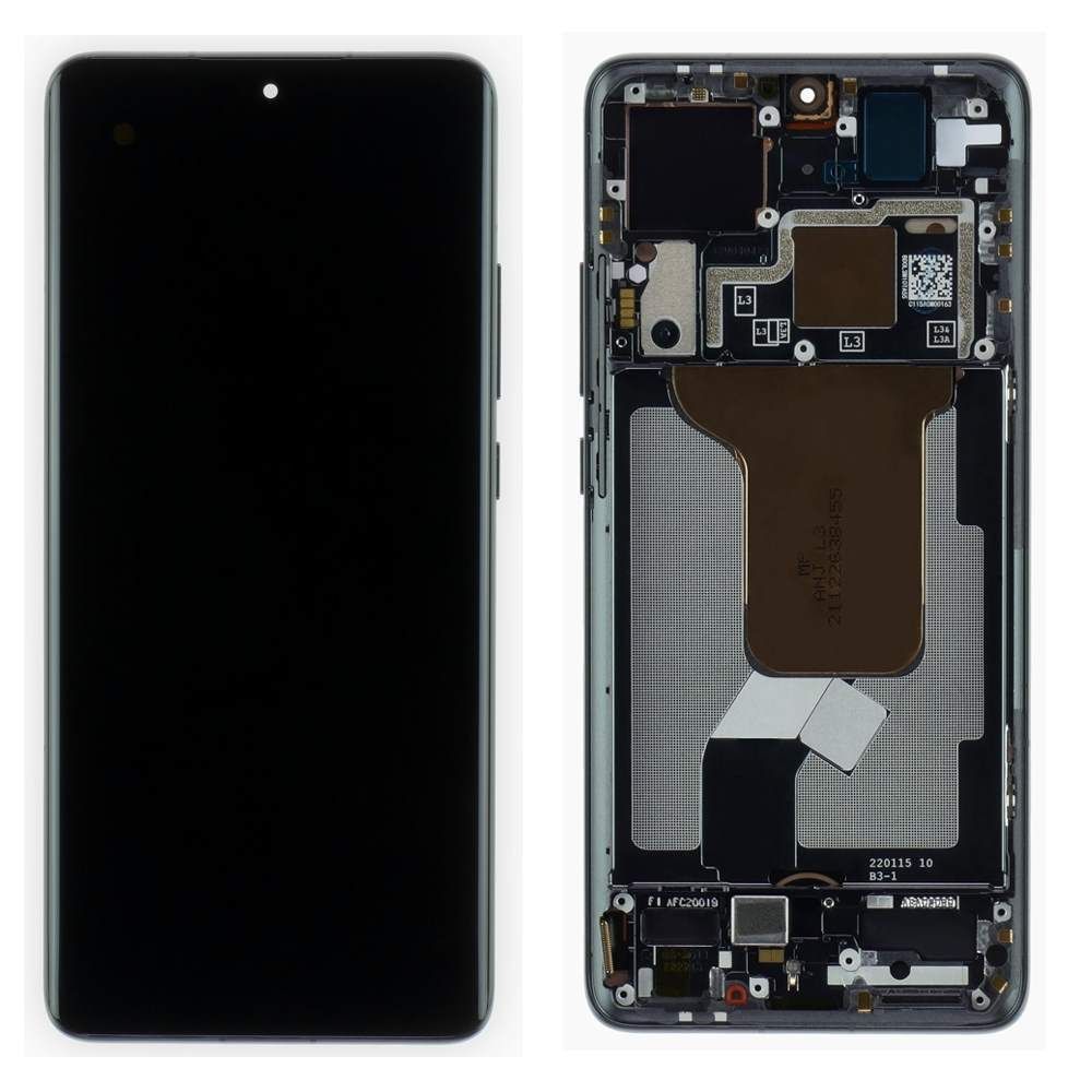 Дисплей для Xiaomi 12, 12X с рамкой синий Amoled Оригинал Китай 28574 фото
