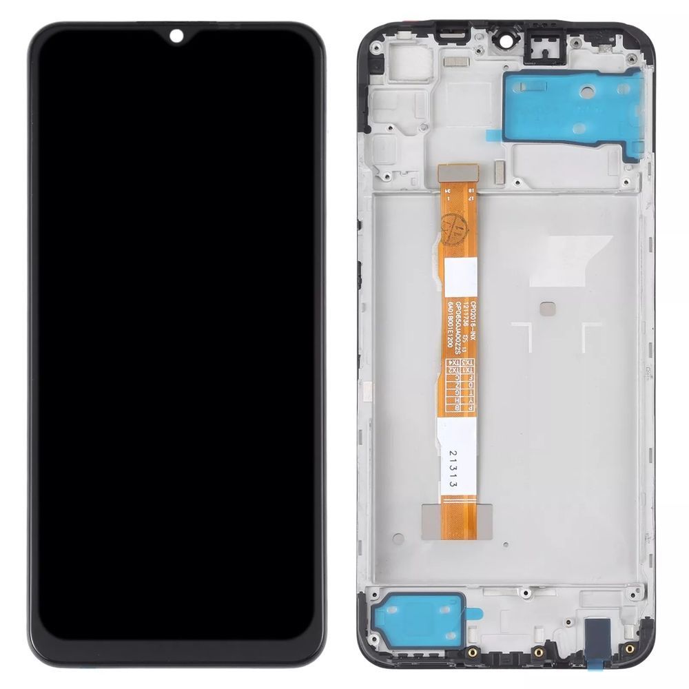 Дисплей для Vivo Y20, Y20s v2027, Y20i с рамкой черный 29226 фото