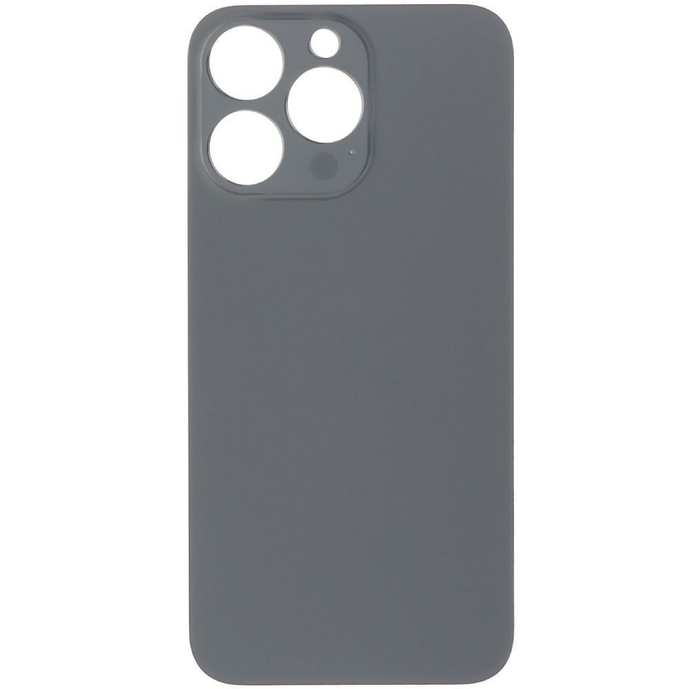 Задня кришка для Apple iPhone 13 Pro сіра, Graphite, з великими отворами для камери 31456 фото