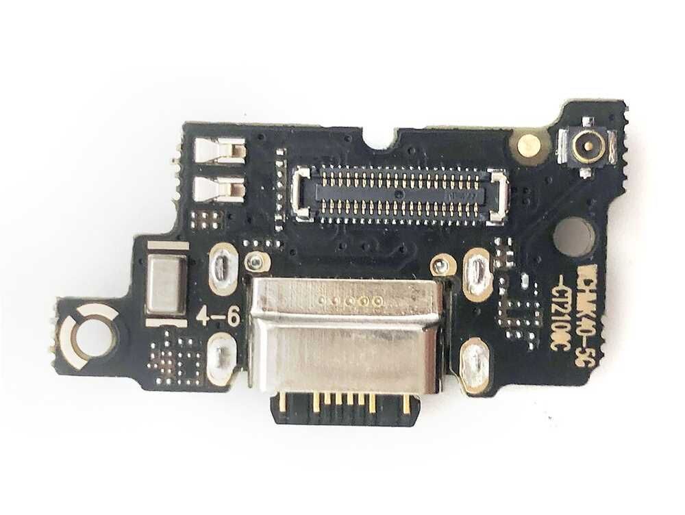 Нижняя плата для Xiaomi Poco F3, Redmi K40 с разьемом зарядки и микрофоном 24518 фото