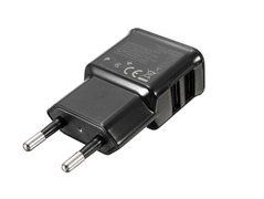 Сетевое зарядное устройство Samsung N7100 (5v 2A) 2 USB черный 10061 фото