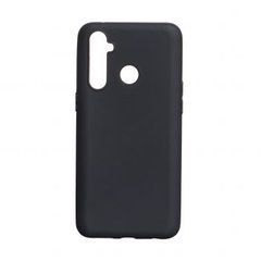 Чехол силиконовый SMTT Realme 5, 6i черный 17888 фото