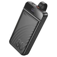 Зовнішній акумулятор (Повербанк) Hoco J123B 22.5W, PD20W, QC3.0, 30000mah чорний 33727 фото