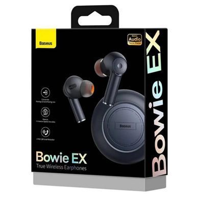 Бездротові Bluetooth навушники Baseus Bowie EX чорні (NGTW170001) 27579 фото