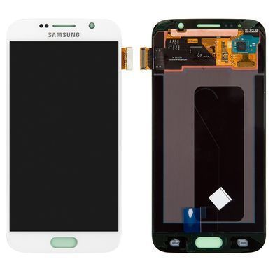 Дисплей для Samsung G920 Galaxy S6 білий (GH97-17260B) Оригінал 02679 фото