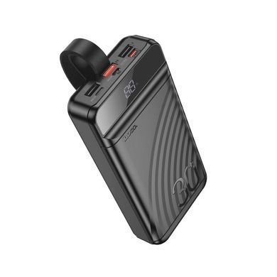 Внешний аккумулятор (Повербанк) Hoco J123B 22.5W, PD20W, QC3.0, 30000mah черный 33727 фото