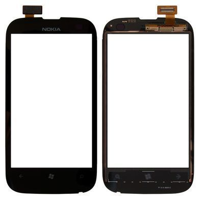 Сенсор (тачскрин) Nokia Lumia 510 черный 01629 фото