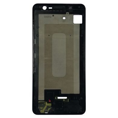 Рамка дисплея для Samsung A750F Galaxy A7 2018 чорна 20407 фото